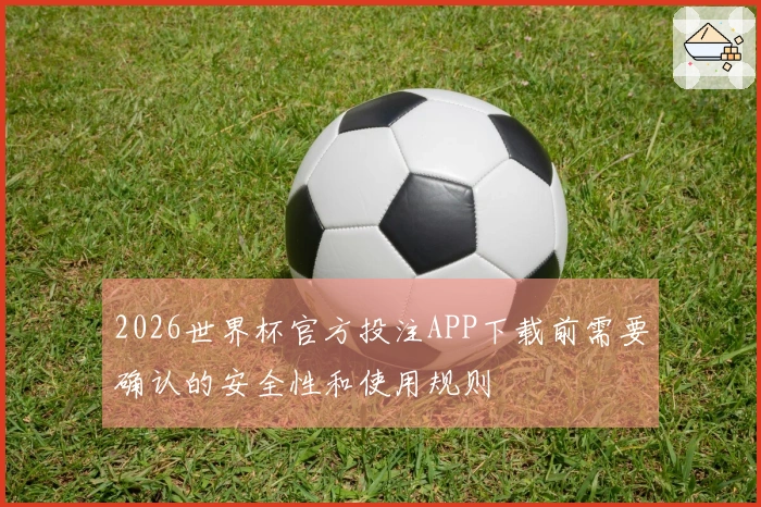 2026世界杯官方投注APP下载前需要确认的安全性和使用规则